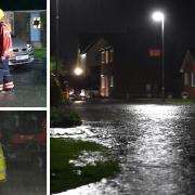 A number of homes have been left underwater across Cambridgeshire after flash flooding on Wednesday, December 23.