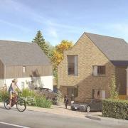 Proposed design for new homes at 123 High Street, Sutton