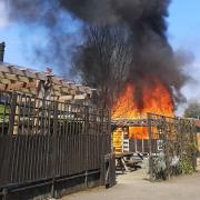 Chequers pub, Cottenham, fire.