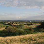 The view from the deserted village of Clopton, Cambridgeshire