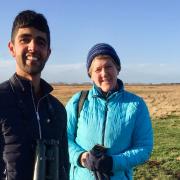 Ajay Tegala and Clare Balding visited Wicken Fen Nature Reserve to record an episode of BBC Radio 4's 'Ramblings'.