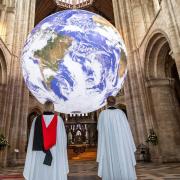 Luke Jerram''s spectacular seven-meter replica of planet Earth, 'Gaia', is on display in the nave of Ely Cathedral until July 31.
