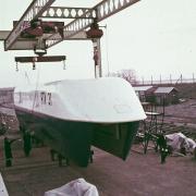 35mm film footage shot during the 1970s testing of the Hovertrain between Earith and Sutton