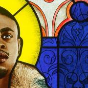 American artist Kehinde Wiley's portrait 'Saint Adelaide' is now on display at The Stained Glass Museum in Ely.