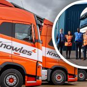 Knowles Transport has bought Stretham-based Masters Logistical Services. The team involved with the deal is pictured.