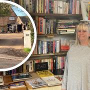 Lisa's bookstore is only three months old and her hopes are still high despite low foot traffic.