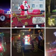The Fenland Farmers held a festive tractor run on Saturday night.