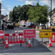Vital work to upgrade gas pipes in March town centre is due to start next week and should last for 12 weeks. This image was taken in August 2021 when there was a suspected gas leak in March town centre.