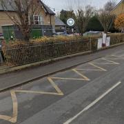 The pedestrian crossing is being installed outside Lionel Walden Primary School in Doddington High Street