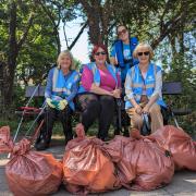 March RiverCare group took on March clean-up.