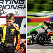 Rex Pooley from March, Cambridgeshire, won two national karting championships this year.