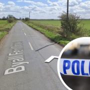 An inquest has opened into the death of a man found in a water-filled ditch following a road traffic collision in the Fens.