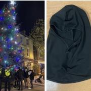 The world-famous leaning Christmas tree of March was not the only talking point of the town's lights switch-on for local police officers as two teenage boys were found to be in possession of an imitation firearm.