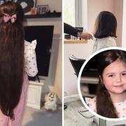 Cambridgeshire six-year-old Ruby James has donated 20 inches of her hair to The Little Princess Trust charity, and raised over £400 from donations.