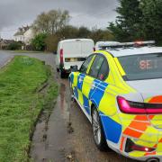 This uninsured, untaxed van was seized by police in Doddington on February 29. 