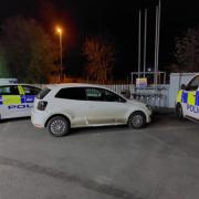 The car was seized by Cambridgeshire Police.