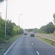 Police were called to the A1 this morning