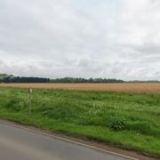 Field off March Road outside of Coates where up to 200 homes are proposed. Credit: Google Maps