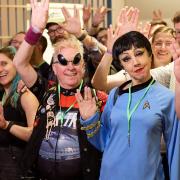 Star Trek fans took part in the record-breaking salute at the Science Museum (Science Museum Group)