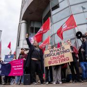 The case is being heard at the Glasgow Tribunals Centre (Jane Barlow/PA)