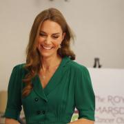 The Princess of Wales during a visit to the Royal Marsden in London (Ian Vogler/Daily Mirror/PA)
