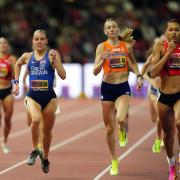 Keely Hodgkinson had to settle for second place in Budapest (Martin Rickett/PA).