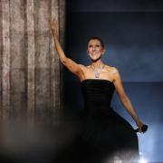 Singer Celine Dion cried during an emotional speech as she marked her return to the stage (Aurelien Morissard/AP)
