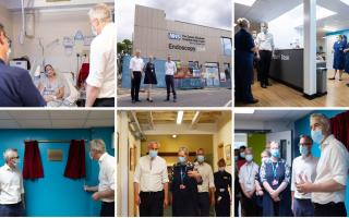 Secretary of State for Health Steve Barclay visits the QEH at King's Lynn.