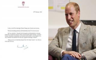 HRH The Duke of Cambridge (right) sent a letter of support to the Cambridgeshire COP initiative that was read out during a webinar on February 28.