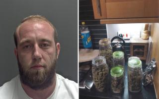 When Cambridgeshire Police visited Karl Cooke's home to arrest him for abusing his ex-partner, they found cannabis and cannabis plants being produced.