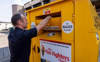 Chatteris Fire Station has come top in England in The Fire Fighters Charity's January Bag it and Bank it Recycling Championship,