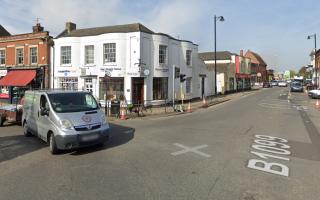 The Dartford Road and Broad Street junction in March is set for temporary closure.