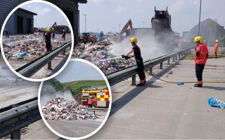 The fire disrupted bin collections from around 6,000 properties as the waste transfer station in March was forced to close.