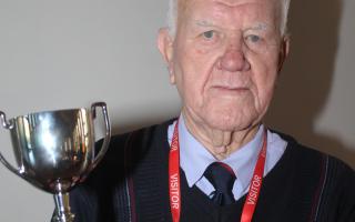 Wally Newman, who turned 100 on Christmas Eve, attended an end of term prize-giving to hand over a history cup to a champion pupil at New Road Primary School.
